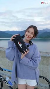 Túi treo ghidong/sườn xe đạp dạng tròn dung tích 2 lít