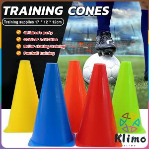 Klimo Plastic Soccer Cones 17cm Basketball Training Agility Marker Cone