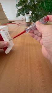 Bút thử điện Điện Quang ĐQ ETP06 R ( Đầu vít dẹp140 mm màu đỏ )