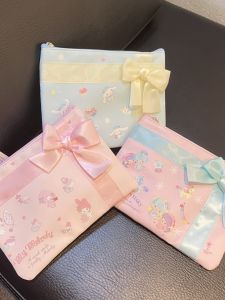 กระเป๋าเครื่องสำอางขนาดใหญ่พกพาได้พร้อมลายหมาสุนัขการ์ตูนน่ารัก กระเป๋าใส่ของแบบถือได้ กระเป๋าเครื่องสำอางสำหรับเด็กอายุ 6 ปีขึ้นไป