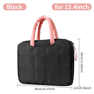 HANSONG | For ipad A16 Laptop Bag 13 15.6 Lightweight & Portable Storage Bag Handmade Sturdy for Outdoor Work Shopping Travel Vacation
