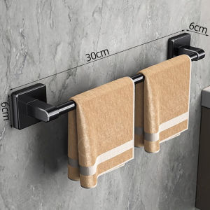 Towel Holder Space Aluminum Shower Room Towel Hanger Multifunctional Storage Organizer For Bathroom Accessories