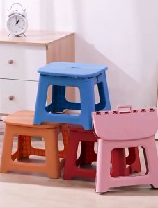 Kerusi Lipat Bangku/Portable Foldable Mini Chair Step Stool Lightweight Heavy Duty Kerusi Lipat Bangku Non-Slip Collapsible/折叠凳子