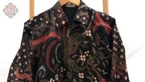 Batik Pria Lengan Panjang Premium Mewah Elegant Keren Baju Kemeja Batik Lengan Panjang Cowok PCW04
