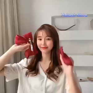 Big Ribbon Chiffon Bowknot Hair Clip Hair Accessories