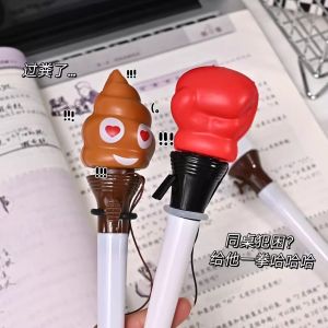 ปากกาลูกบอลยืดหยุ่นที่ซ่อนอยู่ในกลไกที่สร้างสรรค์และน่ารัก ปากกาลูกบอลแบบยืดหยุ่นที่มีแรงดึงดูดช้าพร้อมรูปศอก สินค้าธุรกิจและวัสดุศิลปะ