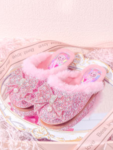 Elsa Princess Klomo Cotton Slipper Anti-slip Warm