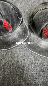 Topi Baseball Wash Casual Desain Bunga Simpel Bahan Tebal & Nyaman pria wanita