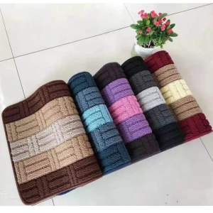 Combo 3 Thảm Lau Chân Len Chống Trơn Trượt Đế PVC Dày Dặn Cho Nhà Bếp & Nhà Tắm - ThamTraiSan