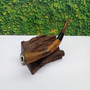 empu craft cangklong once pipa kayu kelor jawa model terompet A494