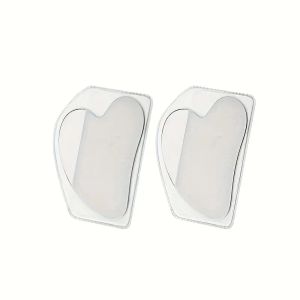 1PC Hình Trái Tim Mỏng Gua Sha Board Tấm Cạo Mô Bằng Thép Không Gỉ Để Thúc Đẩy Lưu Thông Máu Và Thư Giãn Cơ Thể