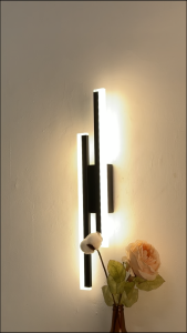 LUCKYLED Double Strip Rechargeable LED Wall Lamp Three Colors Remote Control 50cm Bedrooms Living Rooms