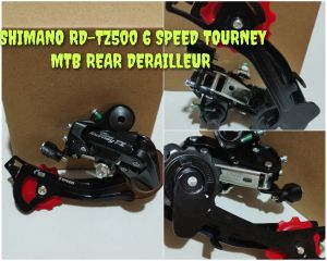 Shimano Tourney RD-TZ500 6 SPEED MTB Rear Derailleur