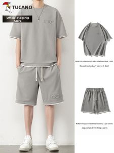 TUCANO | Summer New Fashion Casual Sporty T-shirt and Shorts Set L