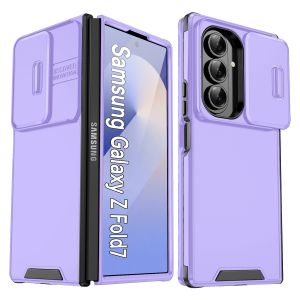 Luxury Slide Camera Protection Phone Case for Samsung Galaxy Z Fold 8 Ultra 7 6 5 4 Fold7 Fold6 Fold5 5G Shockproof Armor Cover