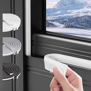 Self Adhesive Sealing Strip for Household Wedge Doors and Windows High-Density Door Gap Filler Silent Foam Tape Sealing