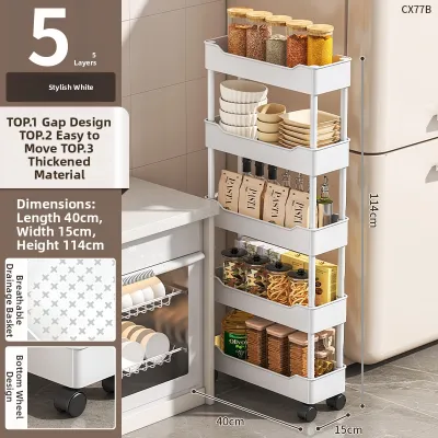 JIAJIESHI | Slim Space Storage Cabinet Drawer