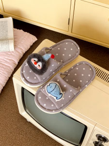 XIXITIAO | Breathable Slip-resistant Cute Penguin Cotton Slippers