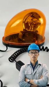 ไฟหมุน กระพริบ มีสวิทซ์เปิด-ปิด ต่อที่จุดบุหรี่รถยนต์ได้