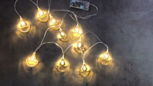 2M 10LED Light Deepavali Light Battery Powered Fairy String Light LED Deepavali Decoration Christmas Wedding Party Light