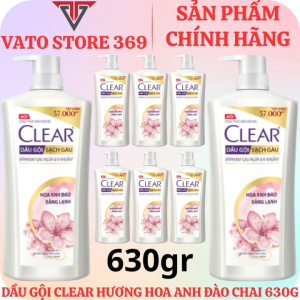 Dầu gội CLEAR hương hoa anh đào chai 630g