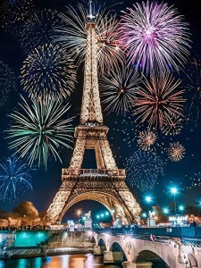 Iconic Eiffel Tower Paris Landscape Jigsaw Puzzle 500/1000/1200/2000PCS Stress Relief Puzzle Wall Art Decor Gift