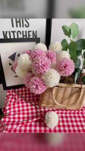 3/6Pc Hydrangea Artificial Flowers Bouquet Boho Home Bedroom Decor Wedding Decoration Craft Vases Flower Arrangement Accessories