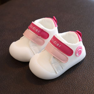 รองเท้าเดินแรกผ้าใบระบายอากาศสำหรับเด็กชายและเด็กหญิง รองเท้าเด็กผ้าใบนุ่ม รองเท้าเด็กฤดูใบไม้ผลิและฤดูใบไม้ร่วง รองเท้าเด็กวัยหนึ่งปี