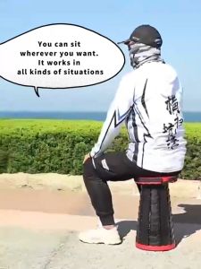 Portable retractable stool outdoor furniture travel chairs stool foldable lounge chair camping stool