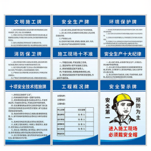 RUIKELAIXIANG | Safety and Information Signage Board Construction Site Warning Signs