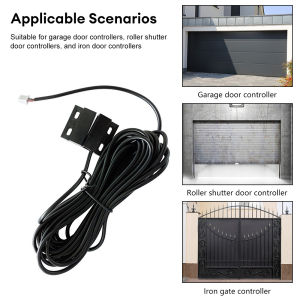 MC05 Magnetic Reed Switch Normally Closed NC Waterproof Magnetic Switch Micro Alarm Reed Switch for Door & Window Sensor 5m wire