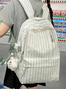 OUDENGPAI | Korean Japanese Style Womens Backpack 2025 New Fashion High Aesthetic Dual Shoulder Bag Travel Lightweight Casual Versatile Waterproof