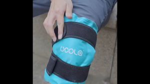 Hot & Cold Compress Sports Reusable Gel Ice Pack With Straps for Knee Injury Swelling Pain Relief for Repeated Use