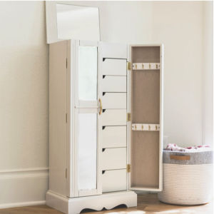 Regent Home | Simple Nordic Style Mirror Wardrobe