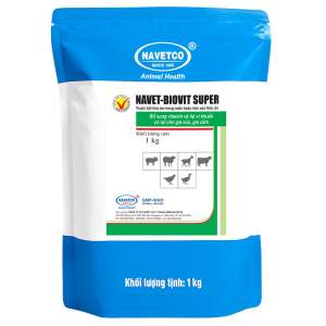 NAVET-BIOVIT SUPER 1kg - Bổ sung vitamin và hệ vi khuẩn có lợi cho gia súc gia cầm
