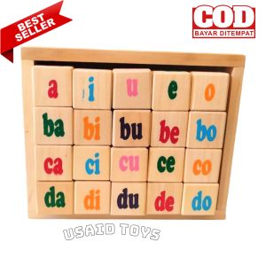 Balok Suku Kata Mainan Edukasi TK SD