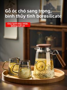 GIANXI | High-temperature Resistant Thickened Glass Cold Water Pitcher Large Capacity