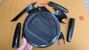 เบ้ารองมือเปิดประตู ถาดรองมือ เบ้ากันรอย ดำ ด้าน 2 ชิ้น SUZUKI SWIFT 2018 2019 2020 2021 2022 2023 2024