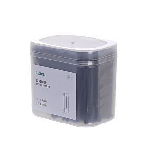 Dual-Headed Sterile Black Cotton Swabs Ears Cleaning