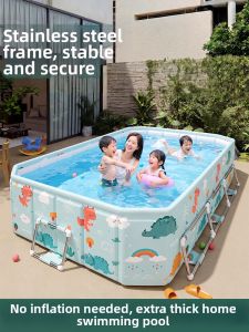 CHEORLIAN | Foldable Childrens Outdoor Summer Swimming Pool