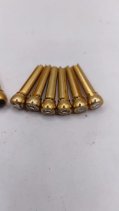 Paku Gitar Guitar Pin Bridge Akustik Acoustic Gold With Crystal Dot