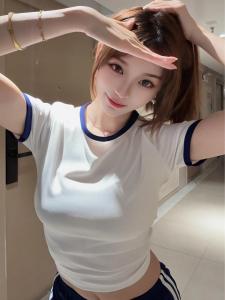 Bộ Đồ Thể Thao Hai Mảnh Thời Trang Thường Ngày Mùa Hè Tay Ngắn Cổ Tròn Dáng Ôm Vừa Vặn Thoải Mái Thoáng Khí