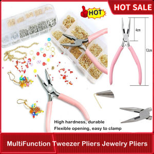 ⭐️【Local warehouse+COD】⭐MultiFunction Tweezer Pliers Jewelry Pliers Jewelry Tool Suit Vise Round Nose Plier Making Spoon Tool Sets For DIY Handmade Beading Cutting