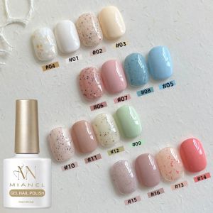 Sơn Móng Tay Dạng Gel Kem MIANEL 10ML Hình Gấu Dễ Thương Phong Cách Nhật Bản Màu Macaron Dopamine Mùa Xuân Hè Mỹ Phẩm Gốc Nhựa.