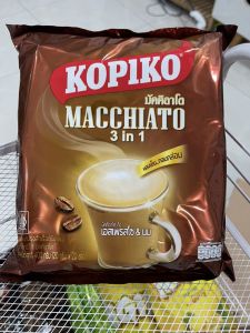 Cà Phê Sữa Hòa Tan Kopiko Macchiato 3in 1 Siêu Ngon 400g (20×20g) Date 1/2027