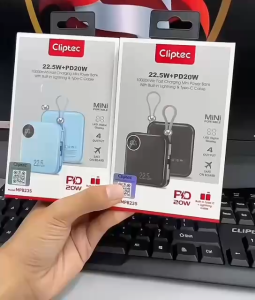 3C Certified 10000mAh Power Bank CLiPtec MPB235 | 22.5W PD20W | Slim Mini Portable Charger