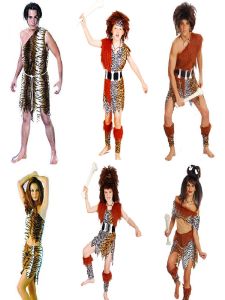 WUYIMEI | Halloween Family Costumes Modern Caveman Indian African