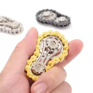 Metal Fingertip Gyro Sprocket Flywheel Fidget Spinner Antistress Anxiety Bicycle Chain Stress Anxiety ADHD Relief Fidgets Toy