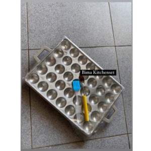 CETAKAN TAKOYAKI/ WAJAN CETAKAN TELUR BAHAN BESI COR KUAT KOKOH