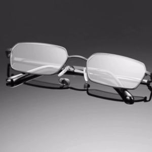 Seeouo Kacamata Antiradiasi Blueray Model Kotak Business Style Fashion Pria Wanita Simple Metal Kokoh Ringan Bisa Minus 8201